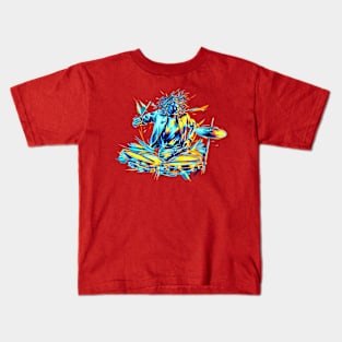 drummer illustration Kids T-Shirt